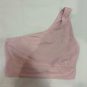 One-Shoulder Pink Bralette